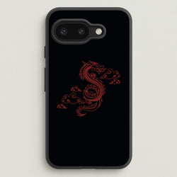 Red - Dragon Patterns  - Dragon Patterns Phone Case for Google Pixel 9a