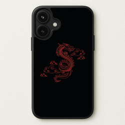 Red - Dragon Patterns Phone Case for iPhone 17