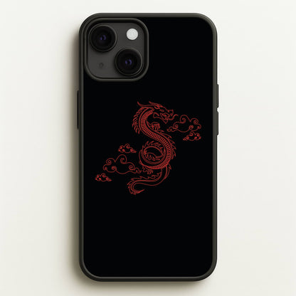 Red - Dragon Patterns  - Dragon Patterns Phone Case for iPhone 13