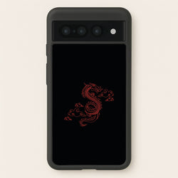 Red - Dragon Patterns  - Dragon Patterns Phone Case for Google Pixel 7 Pro