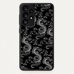 Black And White Dragon Pattern  - Dragon Patterns Phone Case for Galaxy A33
