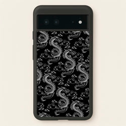 Black And White Dragon Pattern  - Dragon Patterns Phone Case for Google Pixel 6