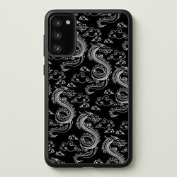 Black And White Dragon Pattern  - Dragon Patterns Phone Case for Galaxy S20FE