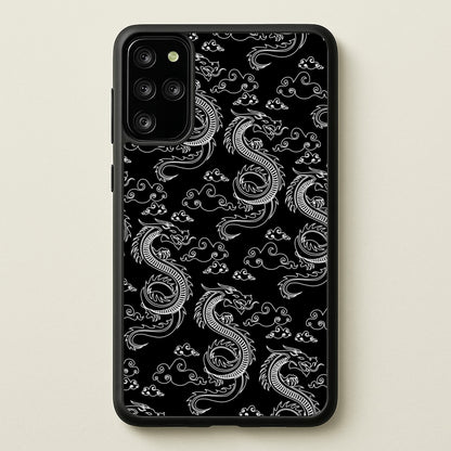 Black And White Dragon Pattern  - Dragon Patterns Phone Case for Galaxy S20 Plus
