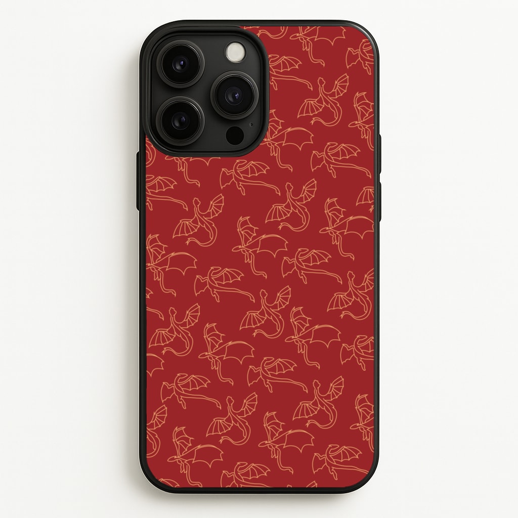 Flying Dragons - Dragon Patterns  - Dragon Patterns Phone Case for iPhone 13 Pro Max