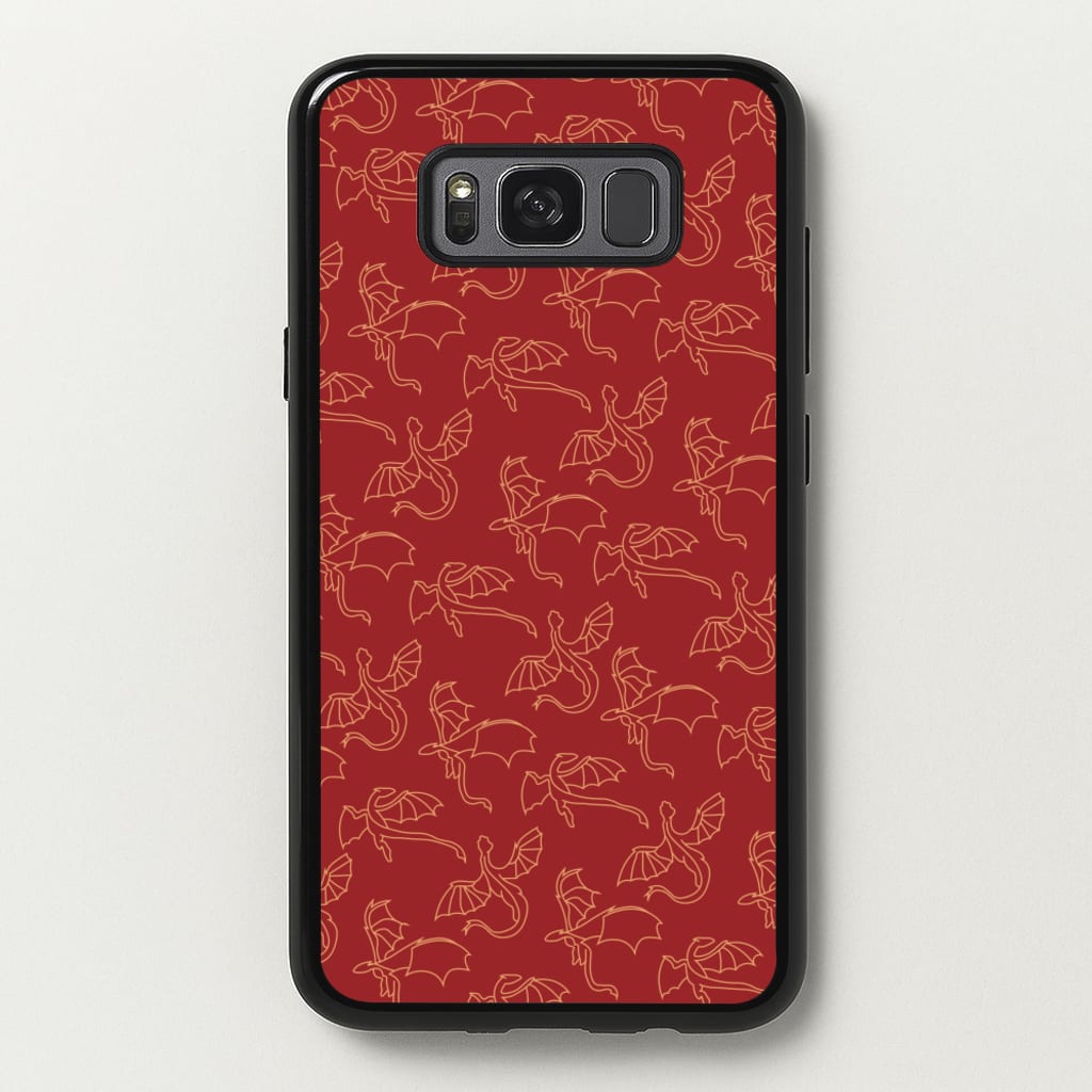 Flying Dragons - Dragon Patterns  - Dragon Patterns Phone Case for Galaxy S8