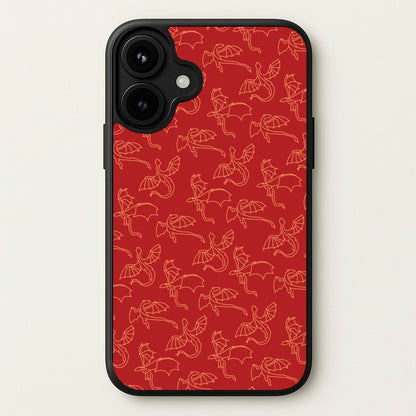 Flying Dragons - Dragon Patterns Phone Case for iPhone 17