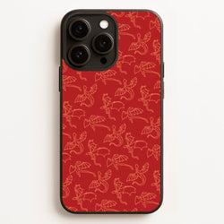 Flying Dragons - Dragon Patterns  - Dragon Patterns Phone Case for iPhone 12 Pro Max