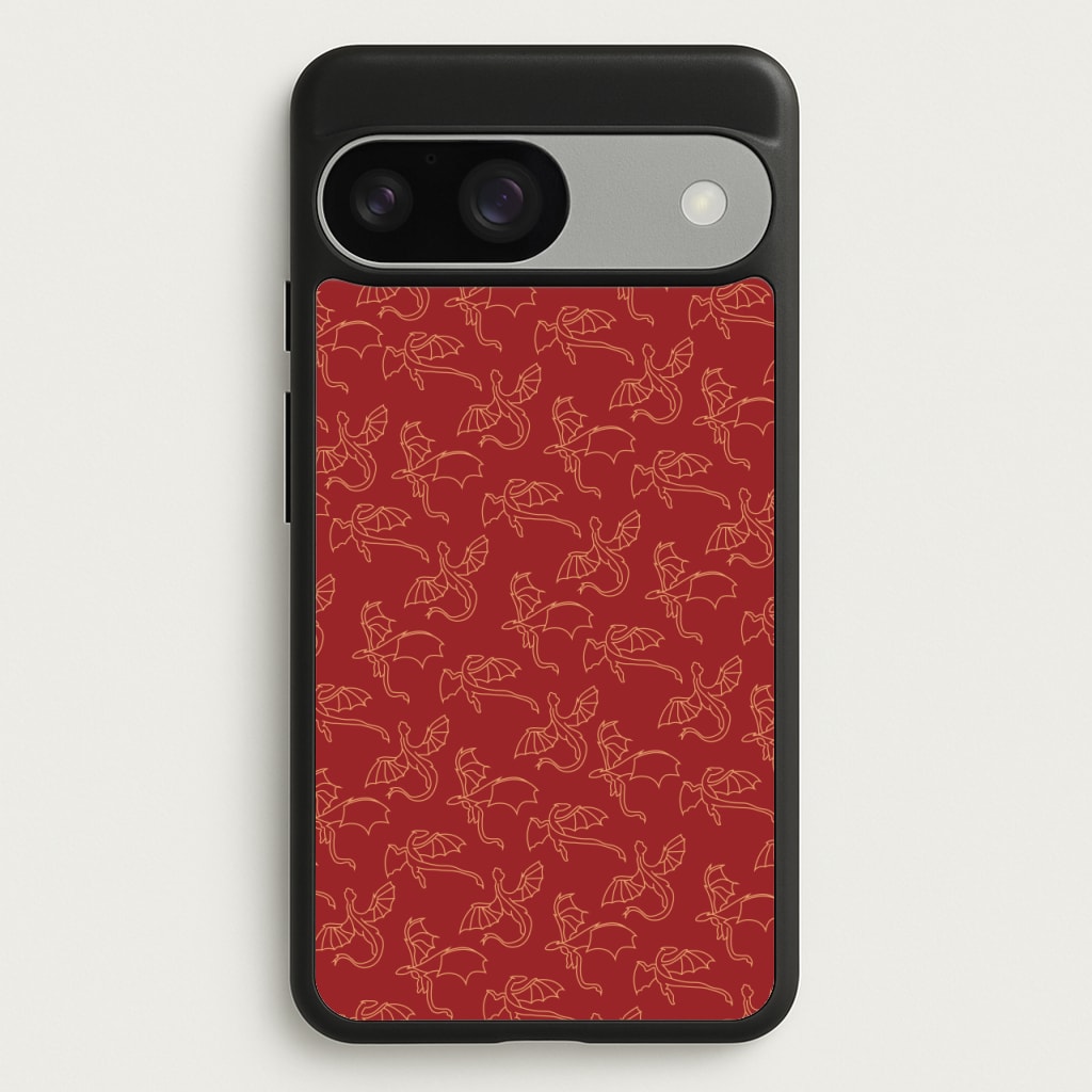 Flying Dragons - Dragon Patterns  - Dragon Patterns Phone Case for Google Pixel 9 / 9 Pro