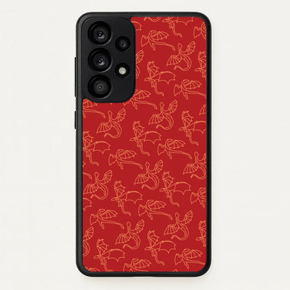 Flying Dragons - Dragon Patterns  - Dragon Patterns Phone Case for Galaxy A33