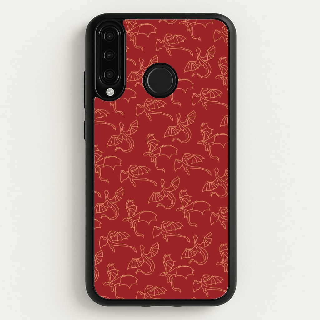 Flying Dragons - Dragon Patterns  - Dragon Patterns Phone Case for Huawei P30 Lite