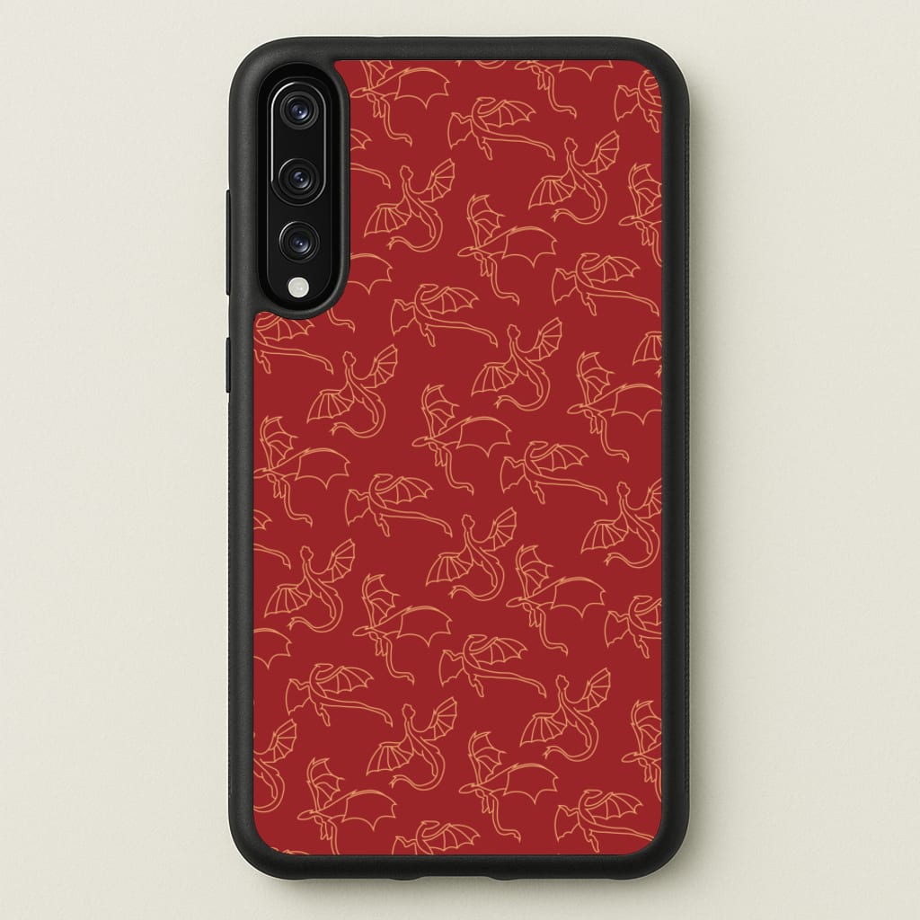 Flying Dragons - Dragon Patterns  - Dragon Patterns Phone Case for Huawei P20 Pro