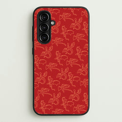 Flying Dragons - Dragon Patterns  - Dragon Patterns Phone Case for Galaxy A16