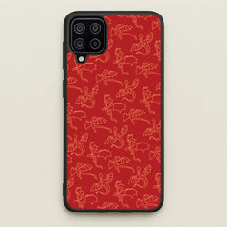 Flying Dragons - Dragon Patterns  - Dragon Patterns Phone Case for Galaxy A12