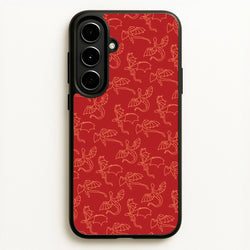 Flying Dragons - Dragon Patterns  - Dragon Patterns Phone Case for Galaxy A56
