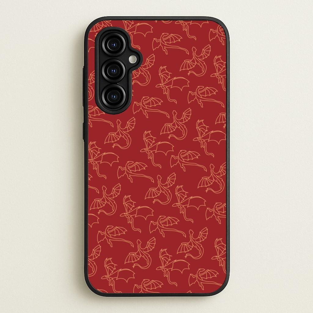 Flying Dragons - Dragon Patterns  - Dragon Patterns Phone Case for Galaxy A54