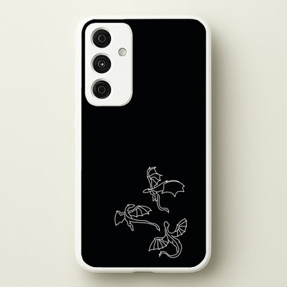 Three Dragons - Dragon Patterns  - Dragon Patterns Phone Case for Galaxy A15