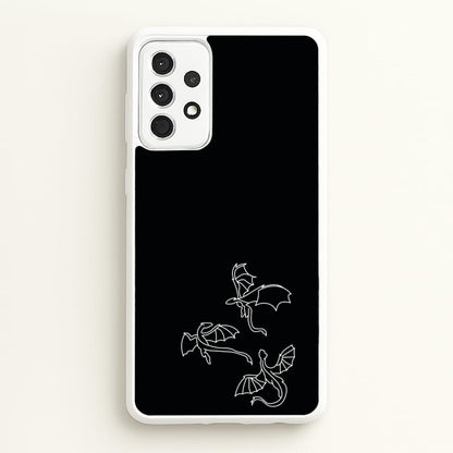 Three Dragons - Dragon Patterns  - Dragon Patterns Phone Case for Galaxy A52 / A52s