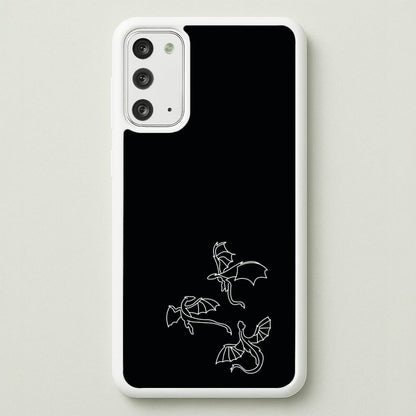 Three Dragons - Dragon Patterns  - Dragon Patterns Phone Case for Galaxy Note 20