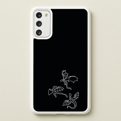 Three Dragons - Dragon Patterns  - Dragon Patterns Phone Case for Galaxy S20FE