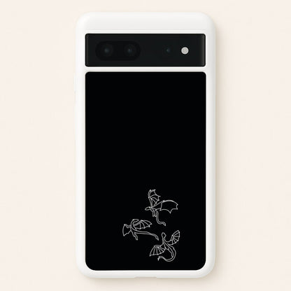 Three Dragons - Dragon Patterns  - Dragon Patterns Phone Case for Google Pixel 7