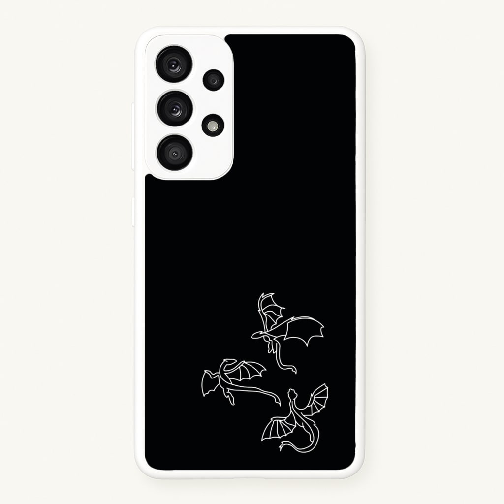 Three Dragons - Dragon Patterns  - Dragon Patterns Phone Case for Galaxy A53
