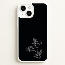 Three Dragons - Dragon Patterns  - Dragon Patterns Phone Case for iPhone 13 Mini