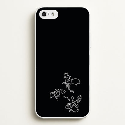 Three Dragons - Dragon Patterns  - Dragon Patterns Phone Case for iPhone 5 / 5s / SE 2016