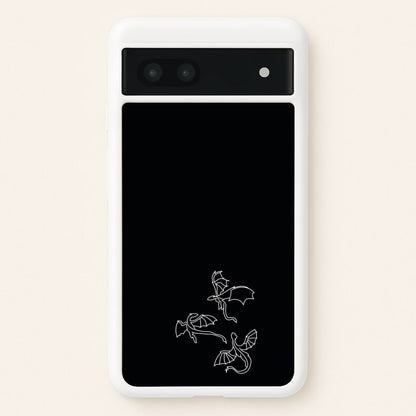 Three Dragons - Dragon Patterns  - Dragon Patterns Phone Case for Google Pixel 6a