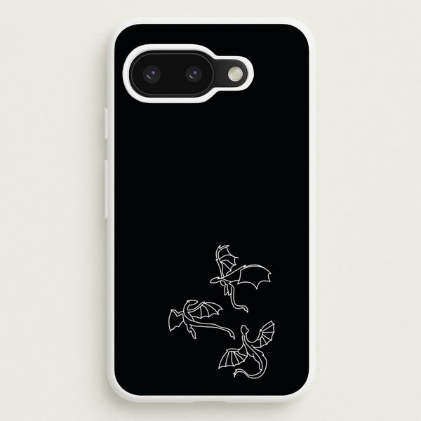Three Dragons - Dragon Patterns  - Dragon Patterns Phone Case for Google Pixel 9a