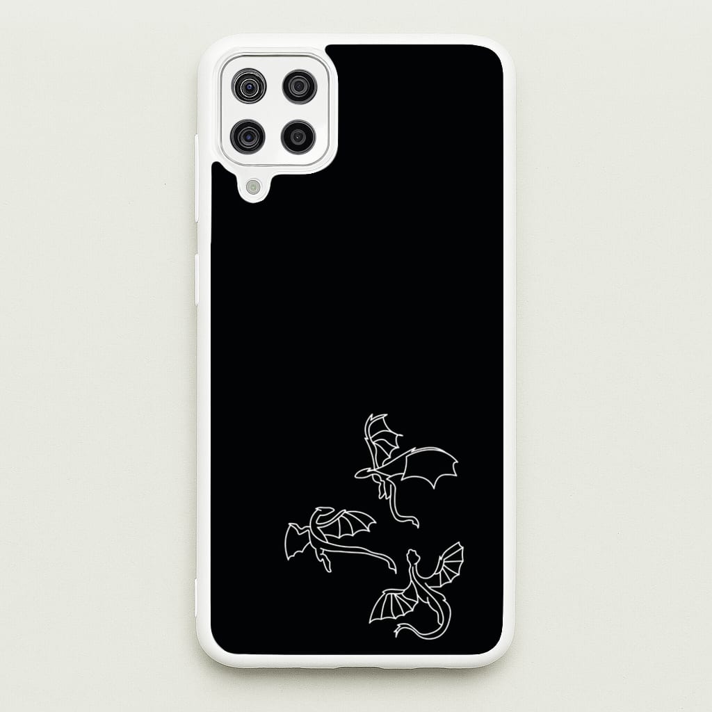 Three Dragons - Dragon Patterns  - Dragon Patterns Phone Case for Galaxy A12