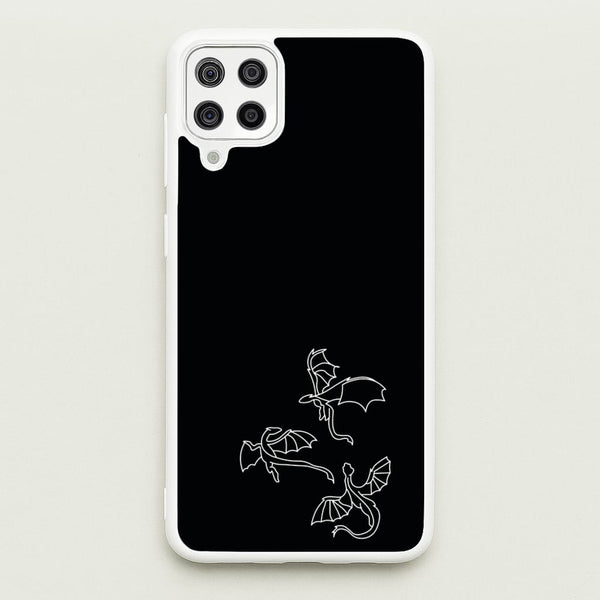 Three Dragons - Dragon Patterns  - Dragon Patterns Phone Case for Galaxy A12