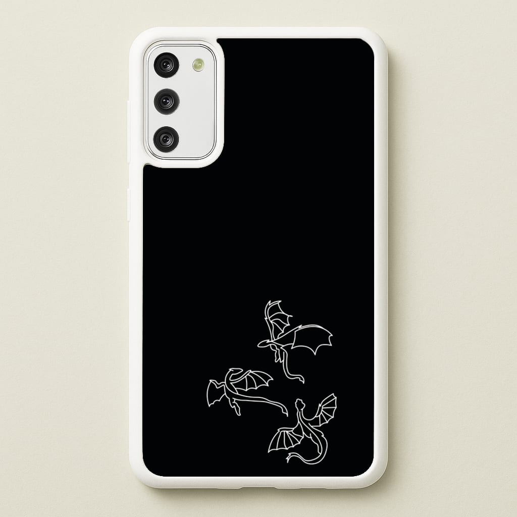 Three Dragons - Dragon Patterns  - Dragon Patterns Phone Case for Galaxy A41