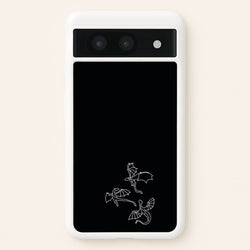 Three Dragons - Dragon Patterns  - Dragon Patterns Phone Case for Google Pixel 8a