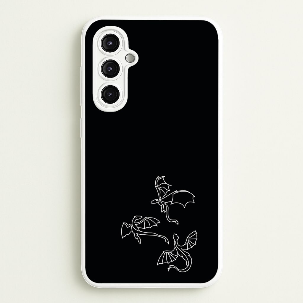 Three Dragons - Dragon Patterns  - Dragon Patterns Phone Case for Galaxy A14