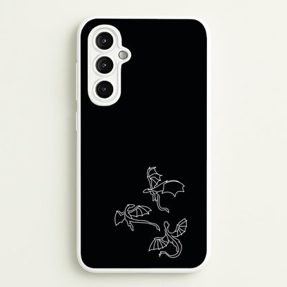 Three Dragons - Dragon Patterns  - Dragon Patterns Phone Case for Galaxy A14