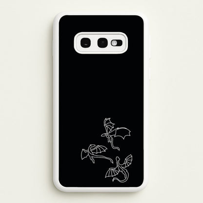 Three Dragons - Dragon Patterns  - Dragon Patterns Phone Case for Galaxy S10e