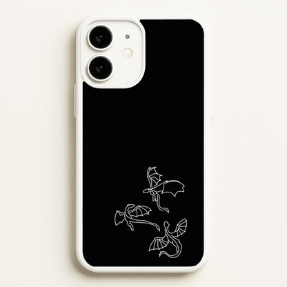 Three Dragons - Dragon Patterns  - Dragon Patterns Phone Case for iPhone 11