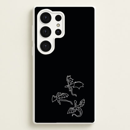 Three Dragons - Dragon Patterns  - Dragon Patterns Phone Case for Galaxy S25 Ultra