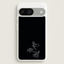 Three Dragons - Dragon Patterns  - Dragon Patterns Phone Case for Google Pixel 9 / 9 Pro