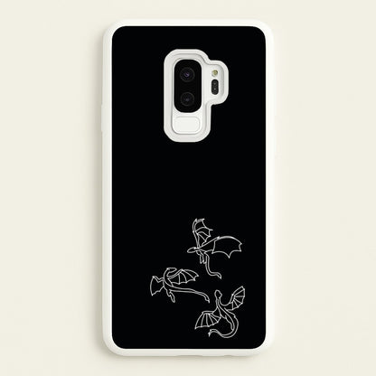 Three Dragons - Dragon Patterns  - Dragon Patterns Phone Case for Galaxy S9 Plus
