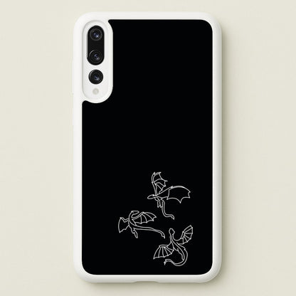 Three Dragons - Dragon Patterns  - Dragon Patterns Phone Case for Huawei P20 Pro
