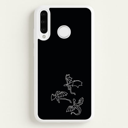 Three Dragons - Dragon Patterns  - Dragon Patterns Phone Case for Huawei P30 Pro