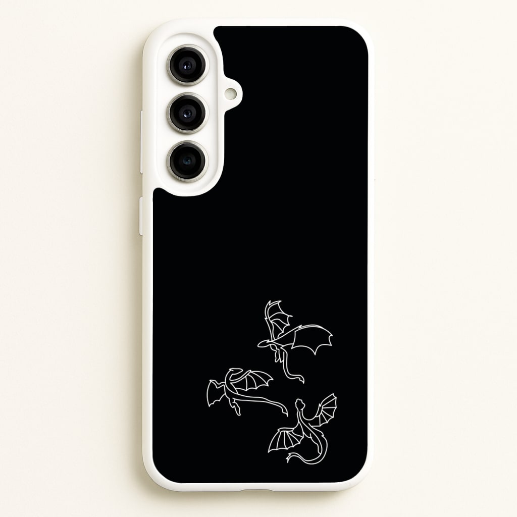 Three Dragons - Dragon Patterns  - Dragon Patterns Phone Case for Galaxy A56