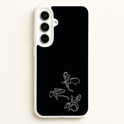 Three Dragons - Dragon Patterns  - Dragon Patterns Phone Case for Galaxy A56
