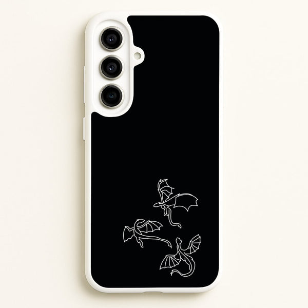 Three Dragons - Dragon Patterns  - Dragon Patterns Phone Case for Galaxy A56