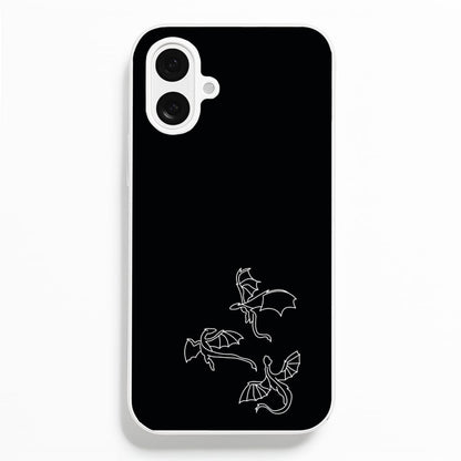 Three Dragons - Dragon Patterns  - Dragon Patterns Phone Case for iPhone 16 Plus