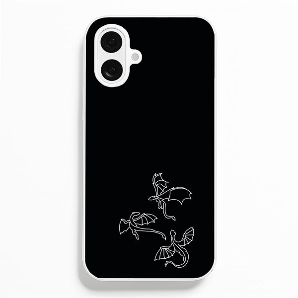 Three Dragons - Dragon Patterns  - Dragon Patterns Phone Case for iPhone 16 Plus