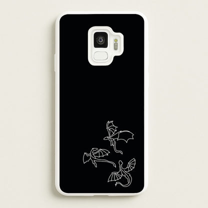 Three Dragons - Dragon Patterns  - Dragon Patterns Phone Case for Galaxy S9