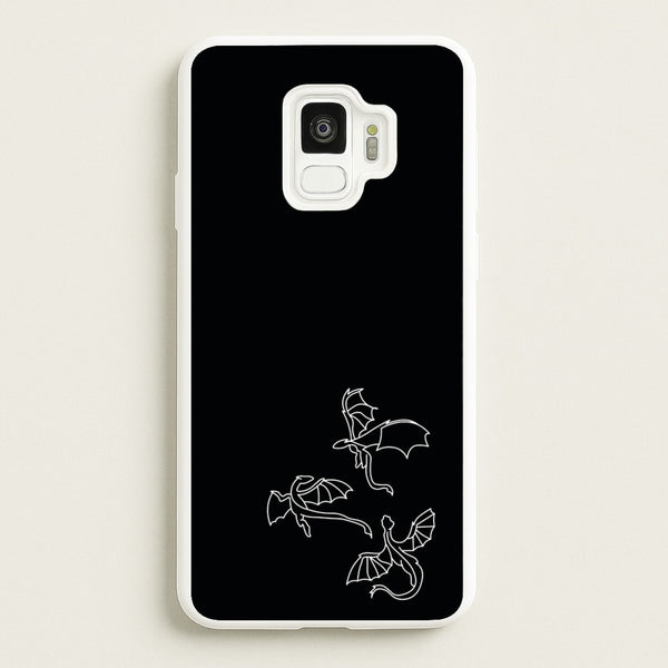 Three Dragons - Dragon Patterns  - Dragon Patterns Phone Case for Galaxy S9